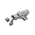  AUTO CLOSE CLIP-ON 19MM AL. PROFILE HINGE  WITH 2 HOLE MOUNTING PLATE & COVER CAP