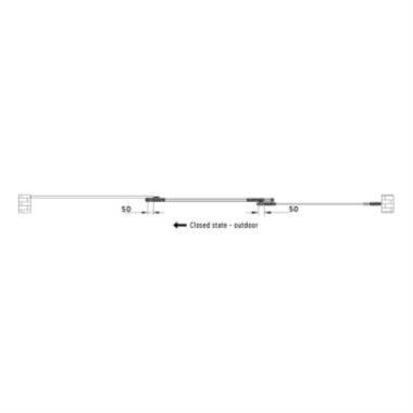 Three Panels Door Sliding Set | Ozone