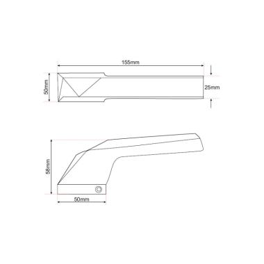 LEO- Mortise Handles | Ozone
