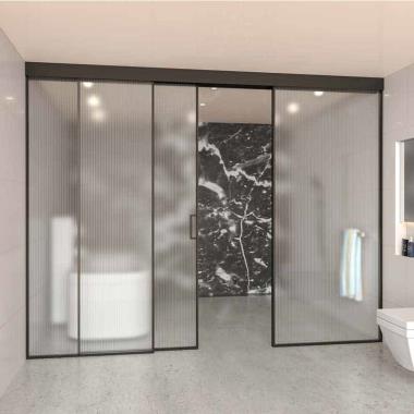 Slim Frame Sliding Shower System 2+1 | Ozone